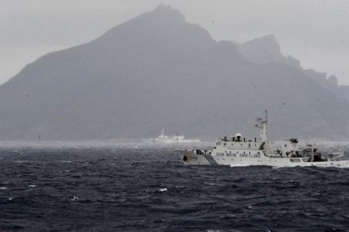 Tàu hải giám Trung Quốc trên vùng biển đảo Senkaku
